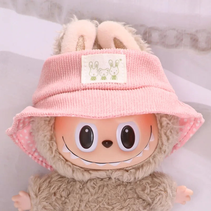17cm Cute Mini Plush Doll'S Clothes Outfit Accessories For Korea Kpop Exo Labubu Idol Dolls Skirt Hat Clothing DIY Kids Gift
