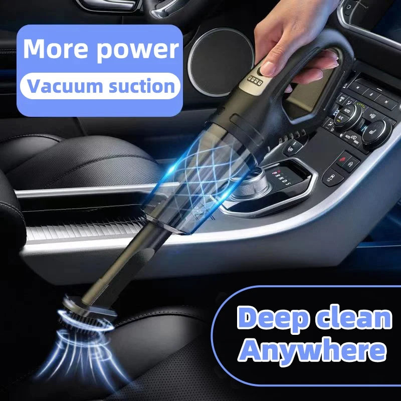 Car vacuum cleaner Multi purpose handheld strong suction rechargeable car household dual-use small wireless vacuum cleaner