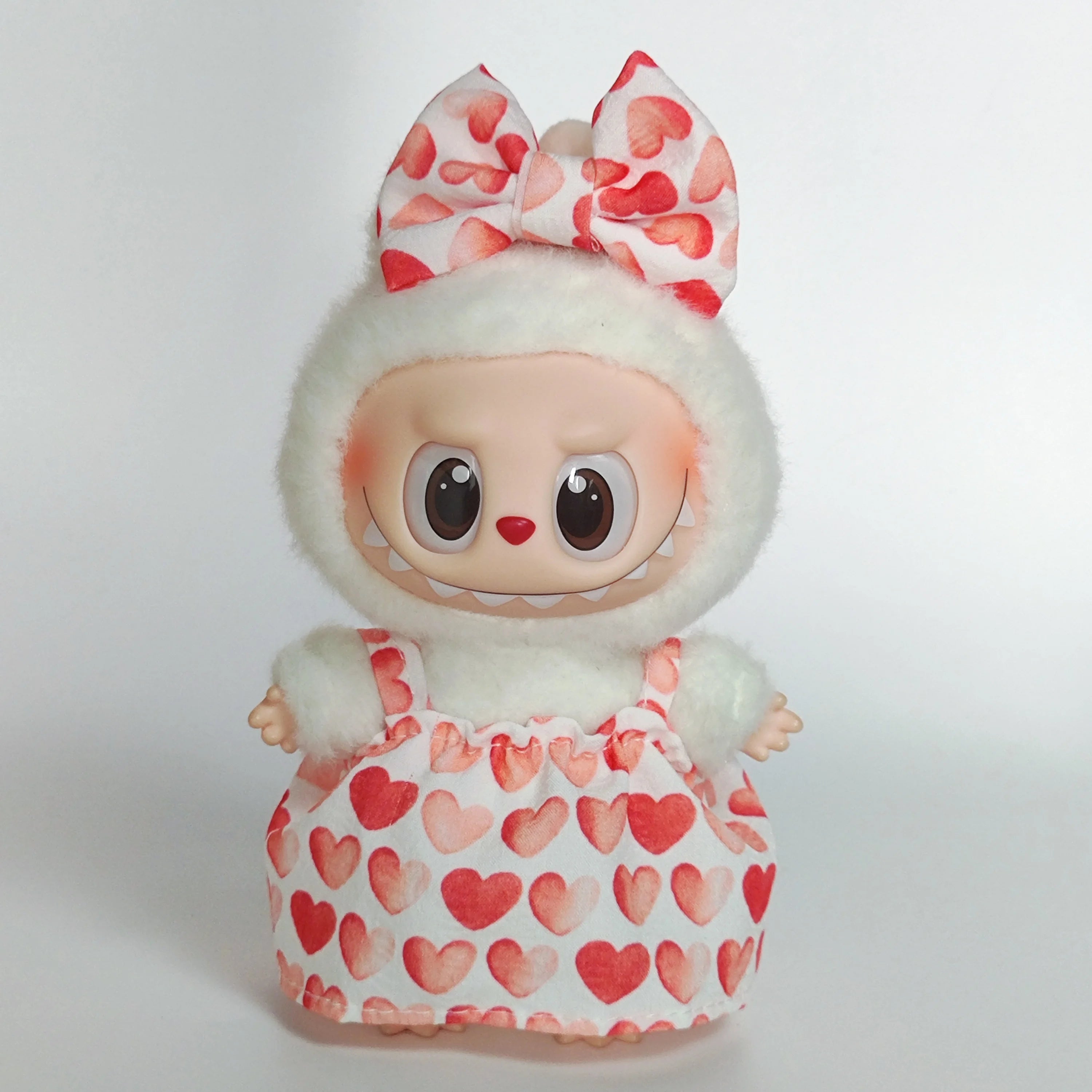 17cm Cute Mini Plush Doll'S Clothes Outfit Accessories For Korea Kpop Exo Labubu Idol Dolls Skirt Hat Clothing DIY Kids Gift